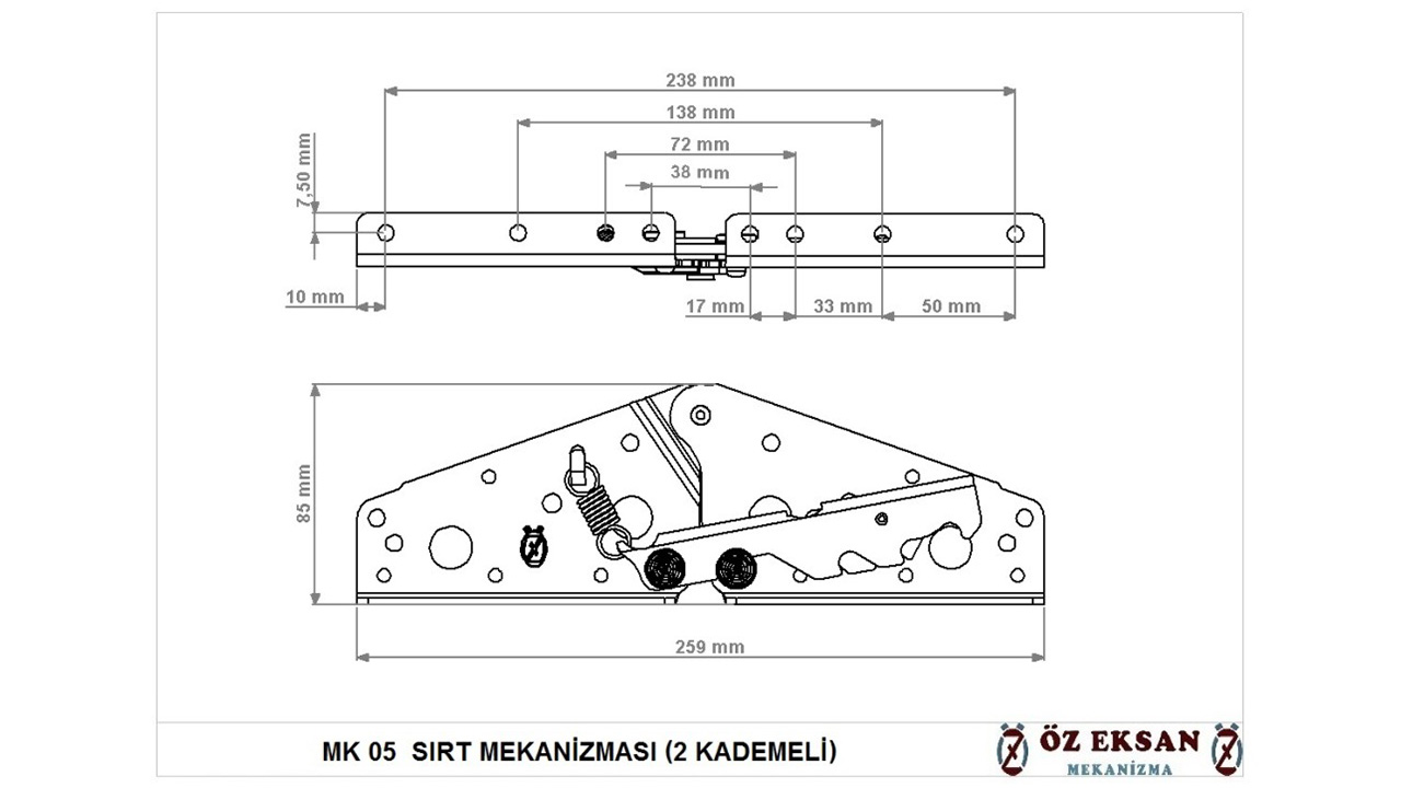 MK05 - Sırt Mekanizması (2 Kademeli) - 4