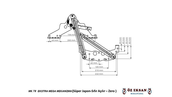 MK78 - Ekstra Mega Mekanizma (Süper Japon-Sıfır Açılır–Zero)